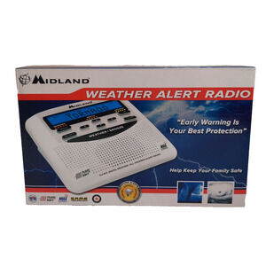 Midland Weather Alert Radio Early Warning Protection Hazard Alert WR-120EZ - NEW
